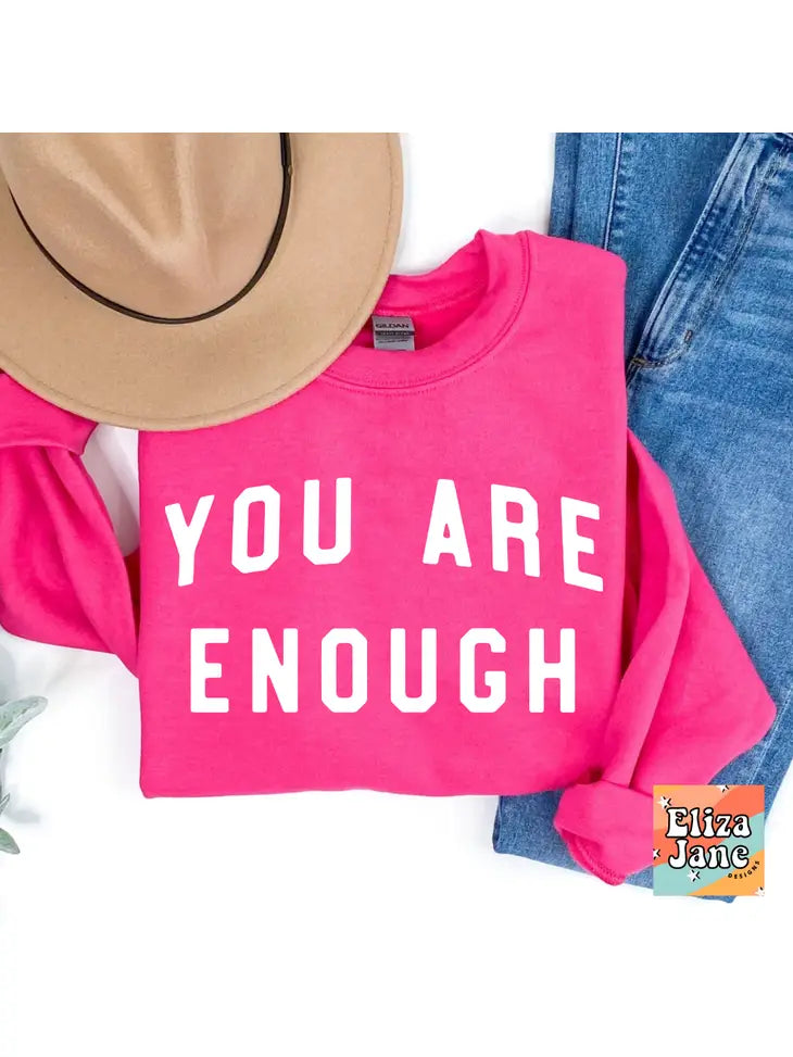 Hot Pink You Are Enough