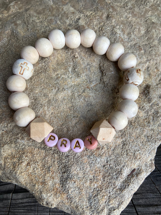 Pray Adult Stackable Bracelet