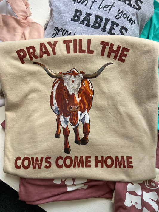 Pray til the cows come home