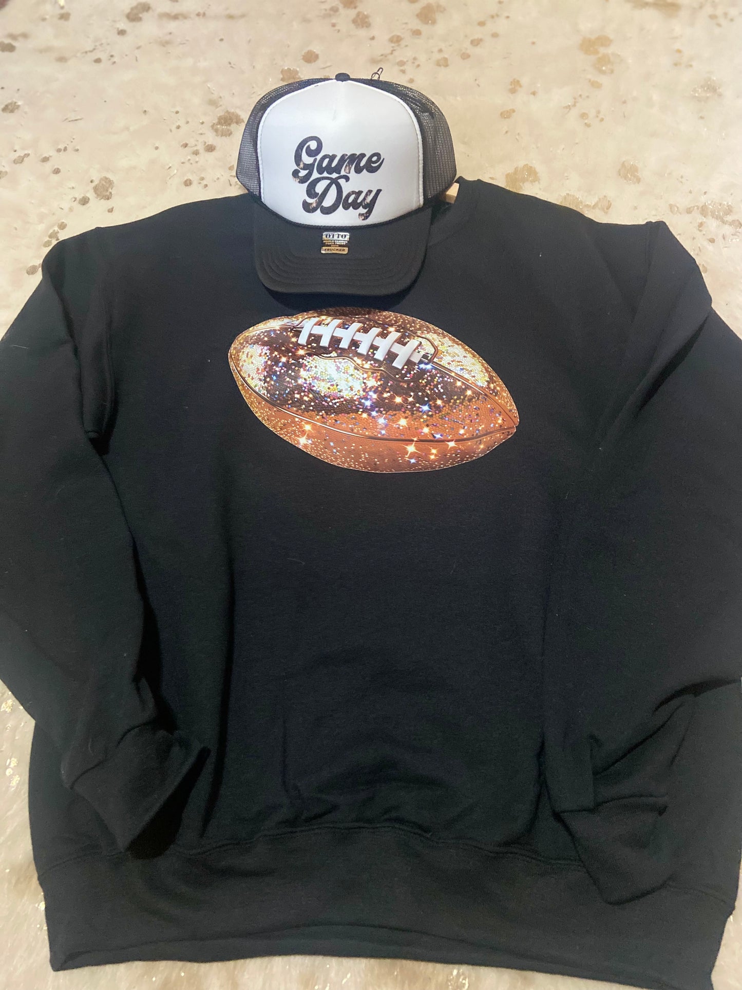 Black Football Sweatshirt